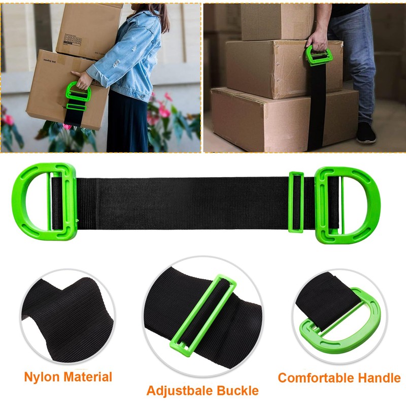Moving Shoulder Straps, One-Person Shoulder Lifting and Moving Straps Adjustbale