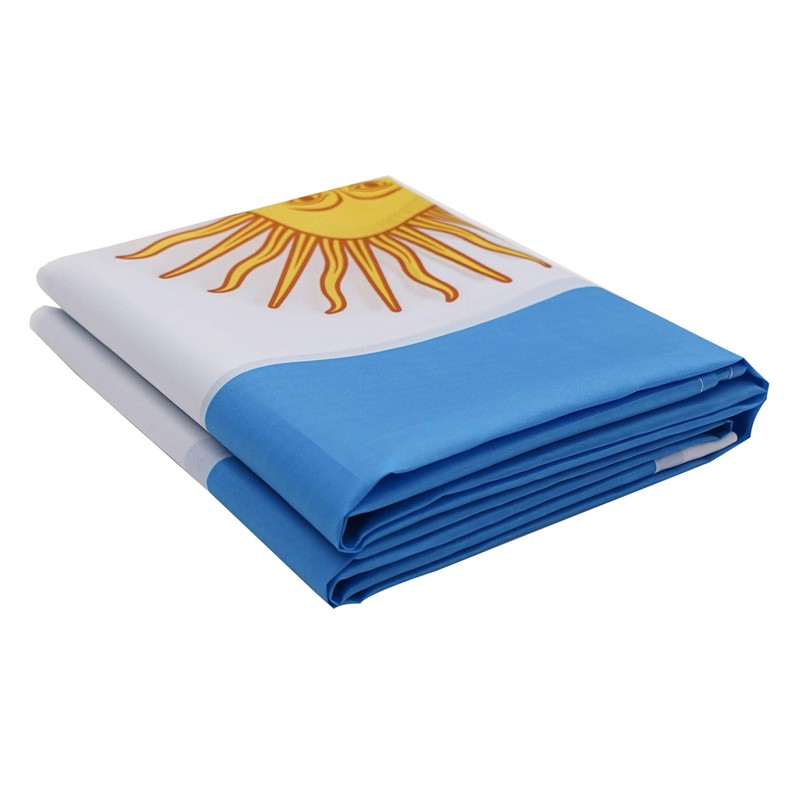 DANF Argentina Flag 3x5 Foot Polyester Argentinian National Flags Polyester