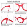 REAVEE 3 Pack Oversized Cat Eye Reading Glasses for Women