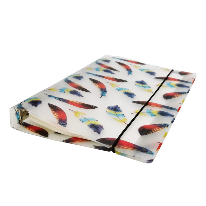 A5 A6 6穴 透明PPなシステム手帳 バインダー システム手帳 プランナー ルーズリーフ ファイロファックスノートブック オフィス学用品手帳