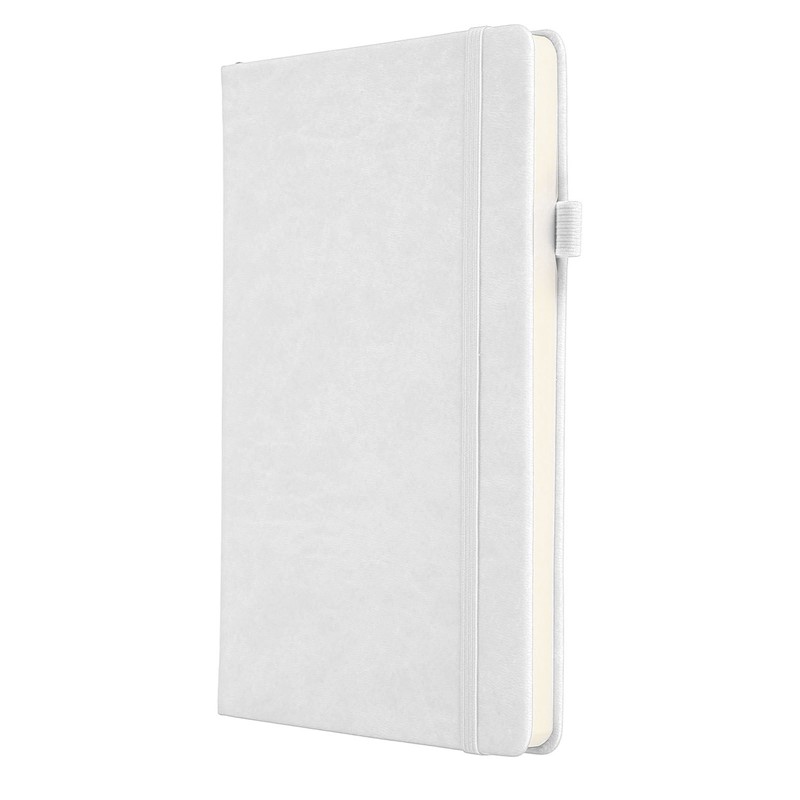 A5 Lined Notebook Portable PU Leather Hardcover Notebook with Elastic
