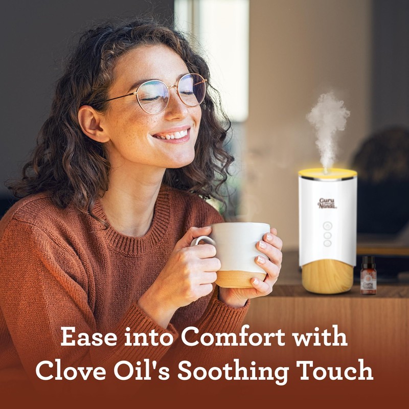 GuruNanda Clove Essential Oil - Pure, Natural & Undiluted for