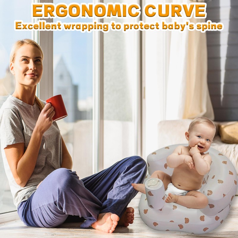 Inflatable Baby Chair, Babies Inflatable Seat for Babies 3 Months