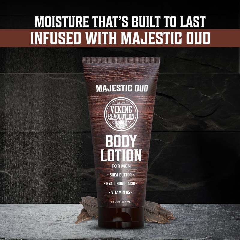 Viking Revolution Majestic Oud Body Lotion for Men – Mens