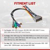 RED WOLF Car Radio Amplifier Wiring Harness RCA Compatible with