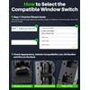 Dacall Master Power Window Switch Fits for Ford F-150 (2004-2008),