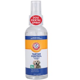 Arm & Hammer Arm & Hammer for Pets Tartar Control Dental Spray for Dogs, Mint Flavor - Dog Breath Freshener, Dog Plaque and Tartar Remover, Dog Dental Care and Teeth Cleaning, 4 Ounce