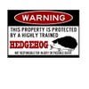 EpochSign Hedgehog Sign,Funny,Hedgehog,Hedgehog Accessories,Hedge Hog Gift,Warning Sign Small Pet Gift Metal Signsmetal tin sign 8x12 inch