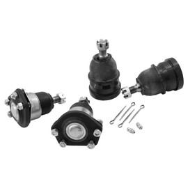 4pcs Front Suspension Kit Lower Upper Ball Joint for Chevy S10 RWD 1982-2003, Chevy Blazer RWD 1995-2005, GMC Sonoma RWD 1991-2003