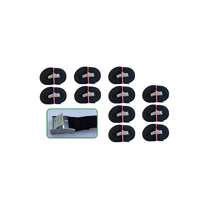 10 x Fastening Straps 150 cm x 20 mm Made