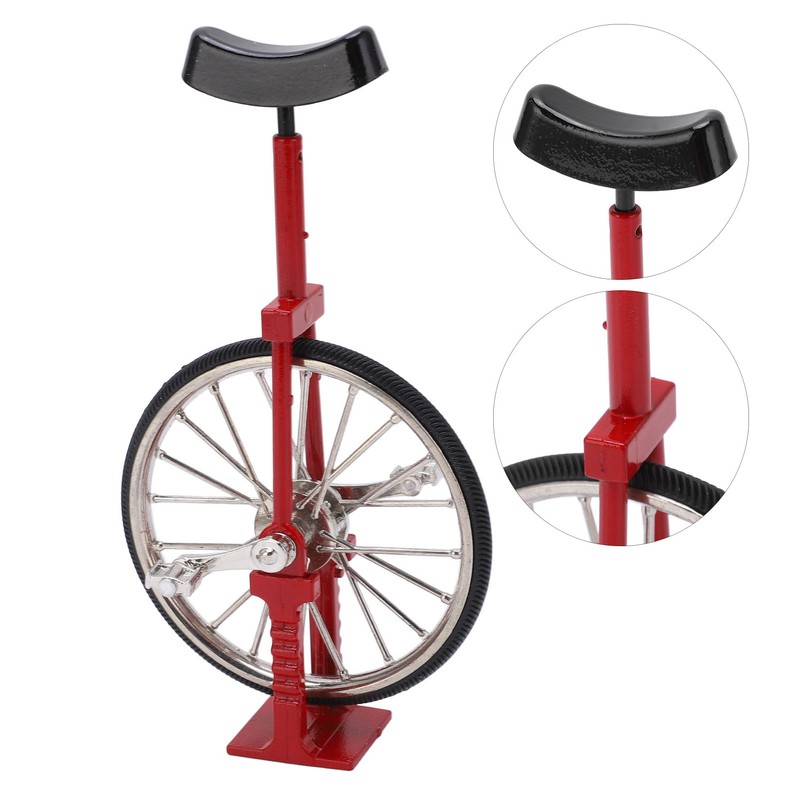 Unicycle Model Simulated Vivid Design Beautiful Exquisite Textured Alloy Mini
