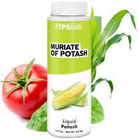 Muriate of Potash, Essential Potassium Supplement for Plants, 8 oz (250mL)