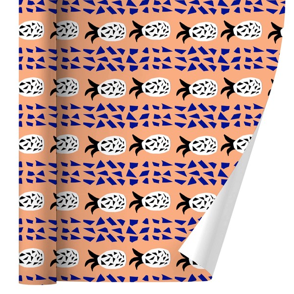 GRAPHICS & MORE Pineapple Collage Gift Wrap Wrapping Paper Rolls
