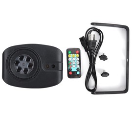 Clear Patterned Projection Light Colorful Rotating Voice Control Stage Light  AC100-240V