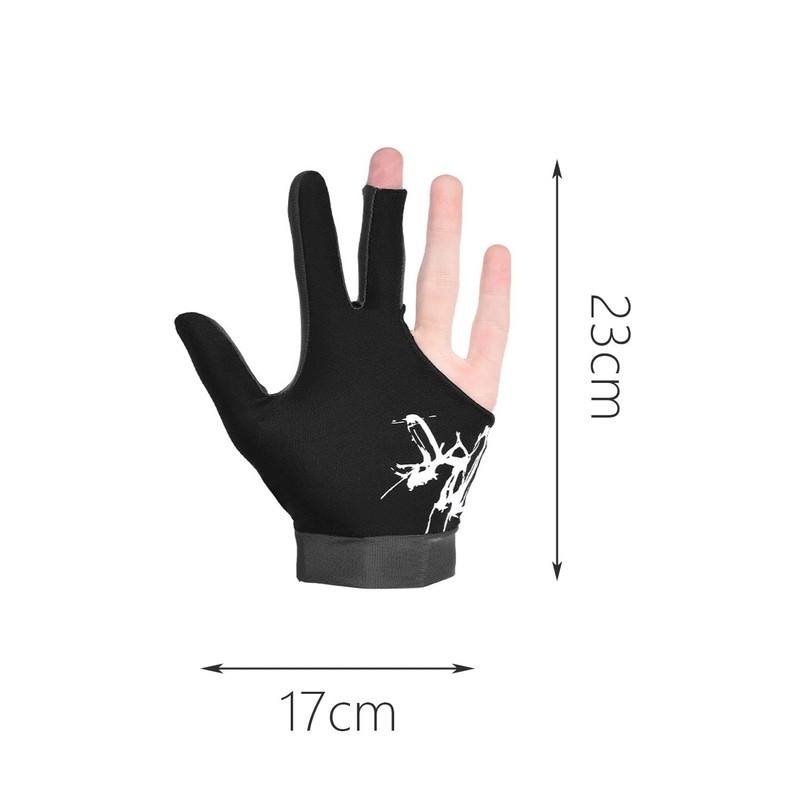 YINKE Billiard Gloves 3 Finger Left and Right Hand Men