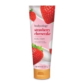 Bodycology Bodycology Shea Butter Body Cream, Strawberry Cheesecake, 8 oz
