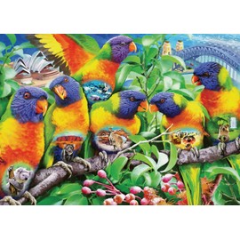 Ravensburger Land of The Lorikeet 1000 Piece Jigsaw Puzzle for Adults - 16815 - Every Piece is Unique, Softclick Technology Means Pieces Fit Together Perfectly