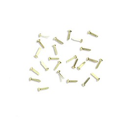 Pack of 100 Coloured Pattern Bag Clips, Gold. Blanke Briefhüllen