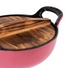 Ailiboo Enamel Cast Iron Dutch Oven - 2 Quarts Dutch