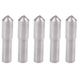 Elantoexis 5Piece Grinding Wheel Single Point Abrasive Tool Silver Dressing Pen Dresser Grinder Holder