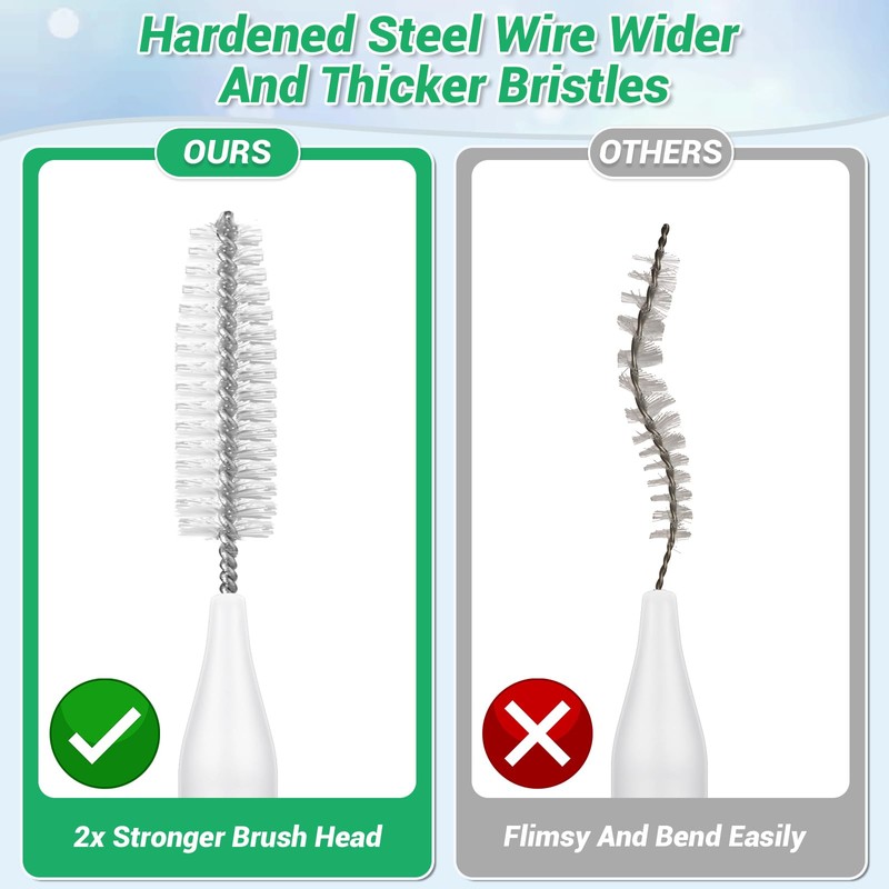 MAPVOLUT 50-in-1 Shower Head Cleaner Kit with Stainless Steel Needles
