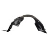 TRQ Front Right Inner Fender Liner Black Passenger Side Compatible