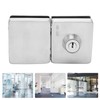 2PCS Push Sliding Gate Lock Corrosion Resistant Antioxidant Stainless Steel