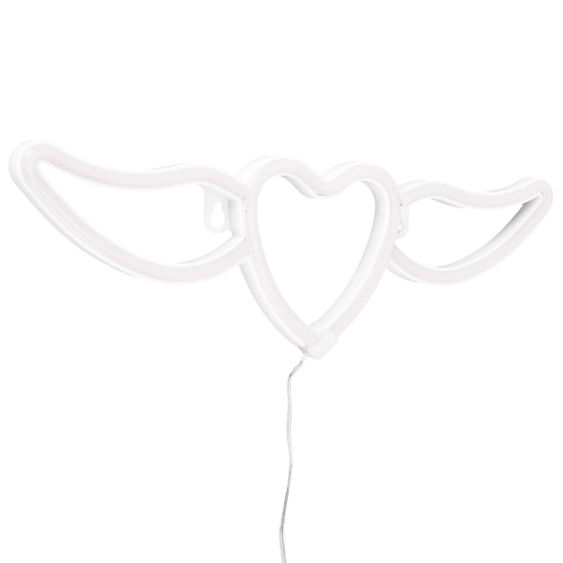 Heart Shaped Neon Light Safe Energy Saving Dual Power Heart