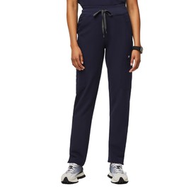 FIGS YOLA High Waisted Skinny Scrub Pants for Women - Navy, Regular XXS