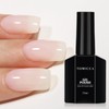 Tomicca UV Nagellack Milchig Weiss, 15ml Milchig WeiÃ Gel-Nagellack, Shellac