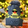 JEDCo Jeep | Duck Beanie with Pom, Gray