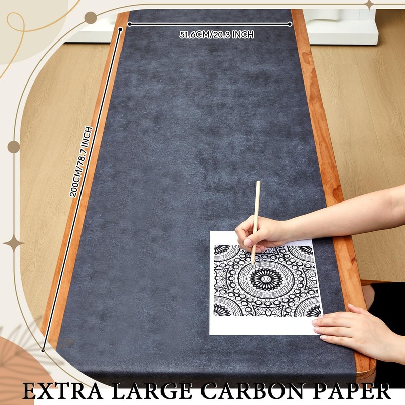 Dinifee 5 Sheets Large Carbon Paper for Tracing 20.3 x