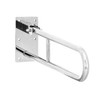 Stainless Steel Hinged Bathroom Safety Rail Grab Bar Support Drop