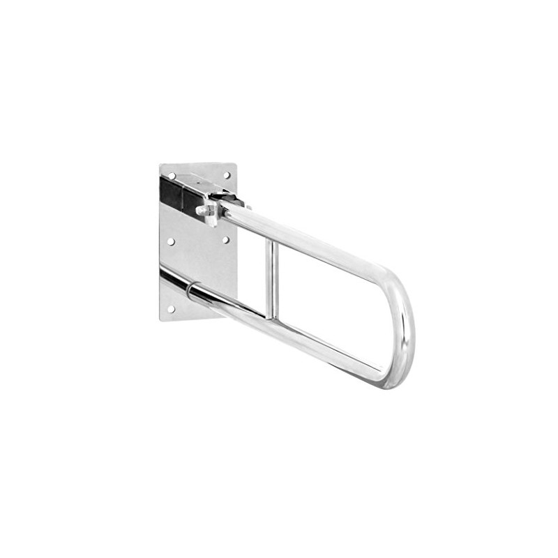 Stainless Steel Hinged Bathroom Safety Rail Grab Bar Support Drop