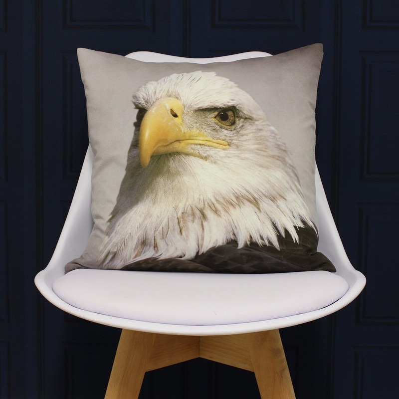 Riva Paoletti Animal Eagle Cushion Cover - Animal Print Design