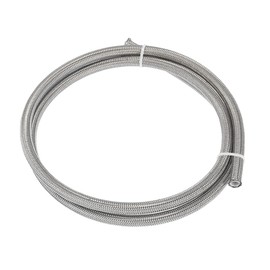 AN4 1/4 Universal Braided PTFE Stainless Steel for E85 Car Oil Fuel Gas Line Hose (1 Meter)