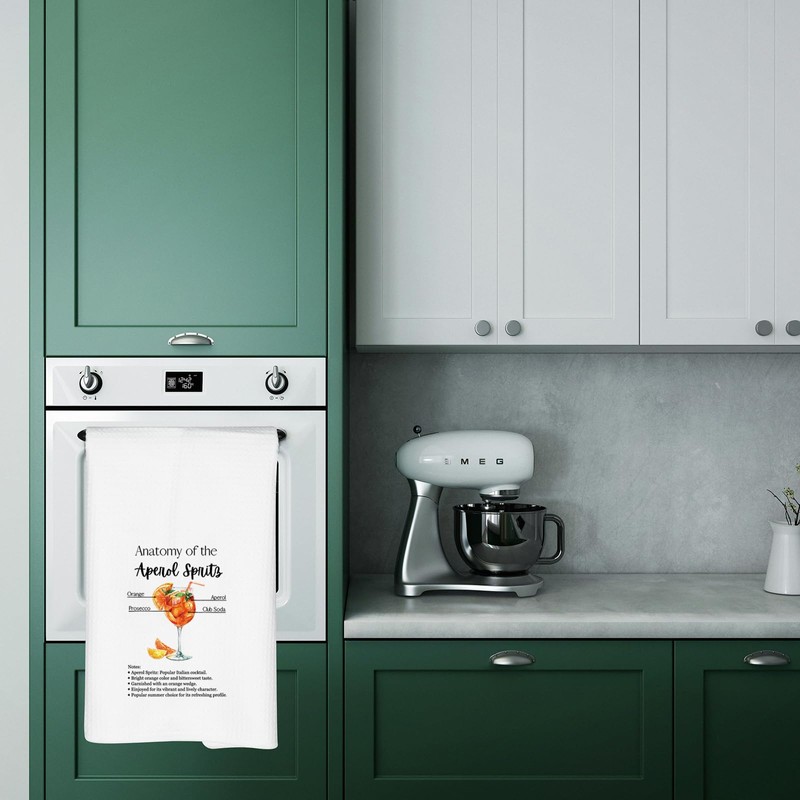 Signature Drink Gift Aperol Spritz Recipe Kitchen Towel Aperol Spritz