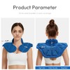 MORLIDEN Microwavable Heated Neck Wrap Warmer and Shoulder Heating Pad