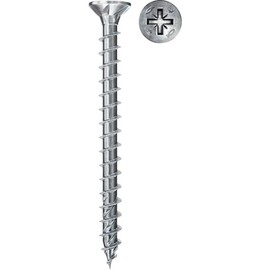 fischer Power-Fast II – Box of Special Wood Screws 4 x 20 mm for Wood Screwing, Connecting Solid Woods or Fixing Parts to Wood, Pack of 20