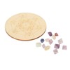 Hztyyier Healing Crystal Grid Board Set, Chakra Stone Energy Grids,