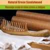 The Moreinday Wooden Comb Wood Comb Wide Tooth Comb for