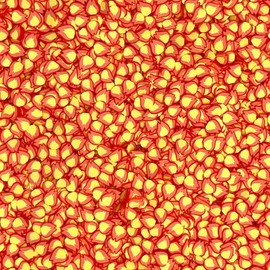 6MM/10MM Flame Fire Polymer Clay Sprinkles (NOT Edible) (6mm Flame Material)