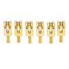 6Pcs Guitar Bridge Roller Saddles Height Adjustable Vintage Style Electric