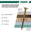 Parco Chipboard Screws with Countersunk Head, 1094x70