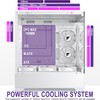 FOIFKIN PC Case - Pre-Installed 6 PWM ARGB Fan, ATX