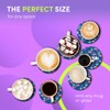 4 x Boxed Round Coasters - Name Hanna Tropic Flamingo