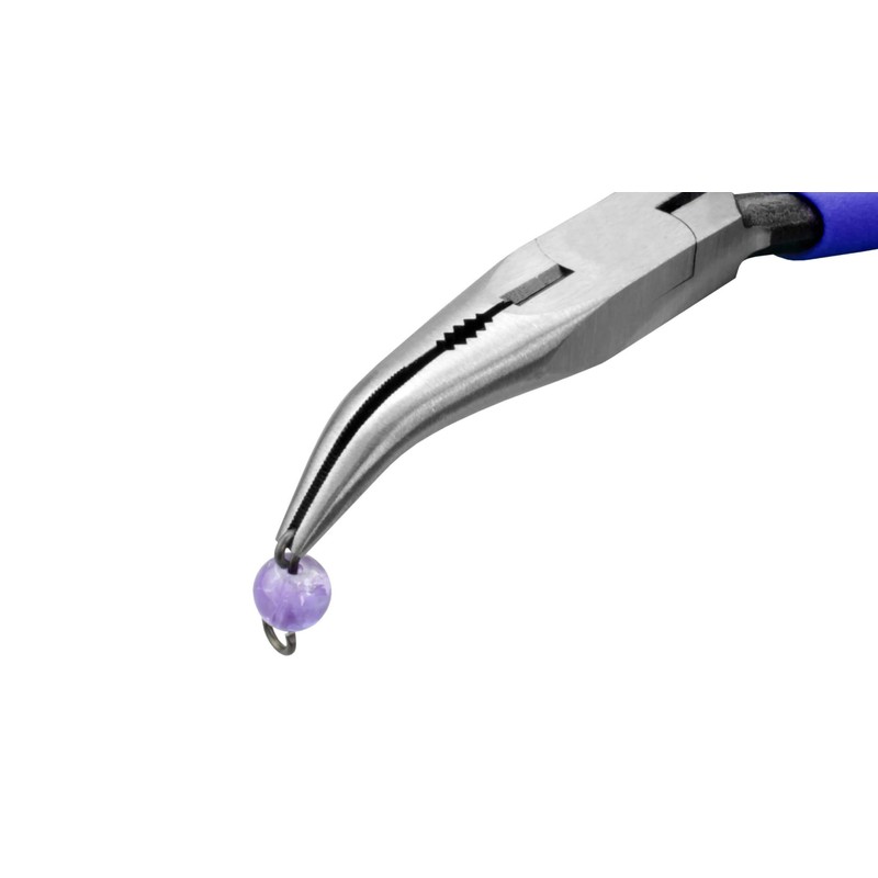 TSUNODA RB-125 Curved Tip Radio Pliers 4.9 inches (125 mm)