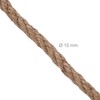 Relaxdays Jute Rope 10 mm, Set of 2 Natural Ropes,