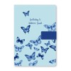 Telephone Address Book A-Z Beautiful Fabric Vintage Style A5 Hard