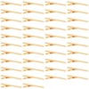 Samcos 50pcs Hair Clip Clip Base Metal Parts Hair Clip